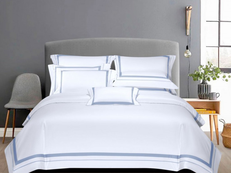 Постельное белье из египетского хлопка Premium ASABELLA Вне времени 50х70 (2шт) и 70х70 (2шт) евро