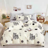 Постельное белье из твил-сатина в ПВХ TANGO собачки и горох 50х70 (2шт) евро