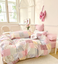 Постельное белье из твил-сатина TANGO лоскутная история 70х70 (2шт) 2-спальное