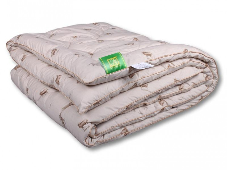 Одеяло стеганое АЛЬВИТЕК ОВЕЧЬЯ ШЕРСТЬ СТАНДАРТ 172х205 всесезонное