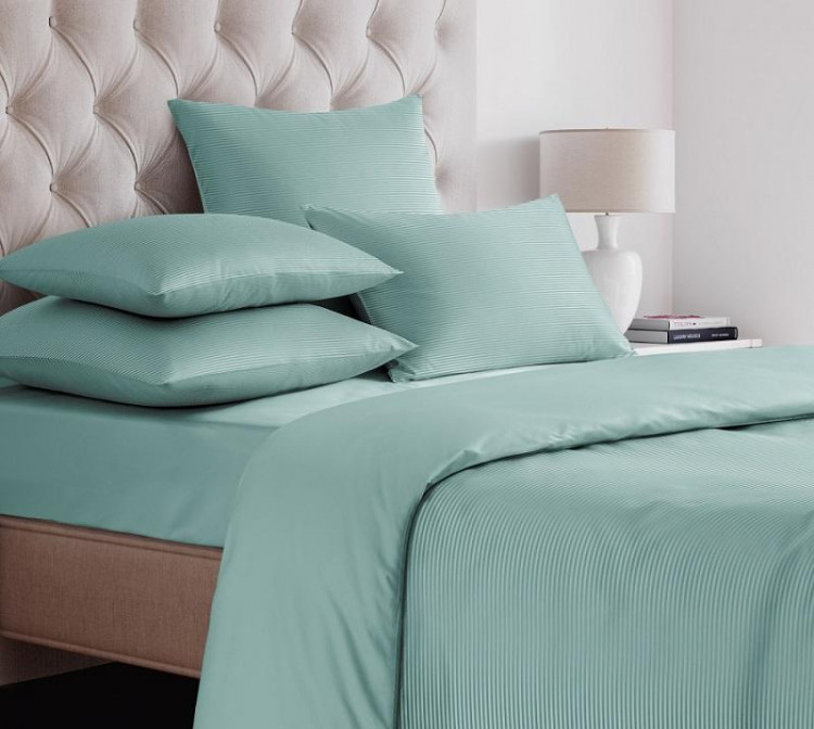 Пододеяльник из страйп-сатина SAILID ST-1-180х215 ментол 180х215