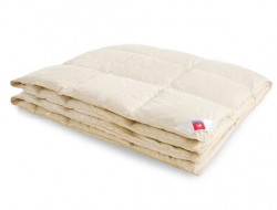 Одеяло пуховое кассетное Легкие Сны КАМЕЛИЯ шампань 172х205 теплое