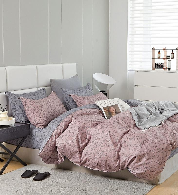 Постельное белье двухстороннее из твила TANGO TPIG-1671 50х70 (2шт), 70х70 (2шт) евро