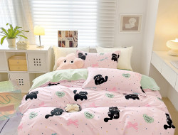 Постельное белье из твил-сатина TANGO хеппи рози  50х70 (2шт) 2-спальное