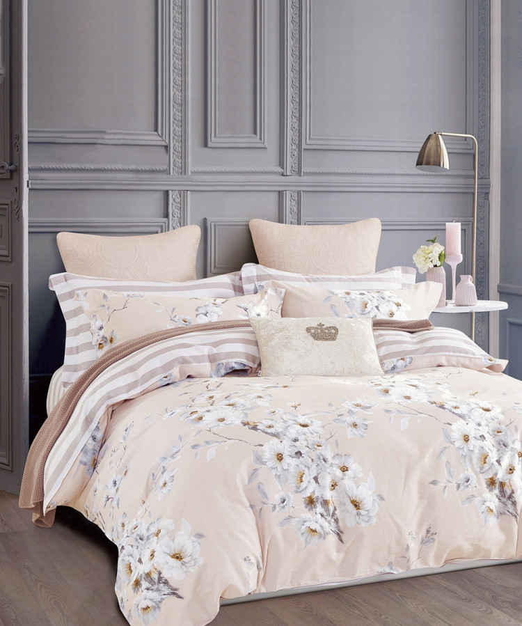 Постельное белье из твил-сатина в ПВХ TANGO ланторе 50х70 (2шт) евро