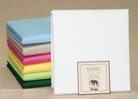 Простыня из сатина TANGO SOHO белая 240х260