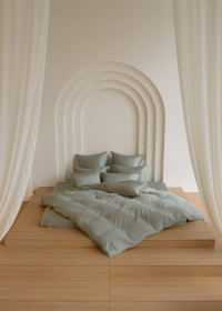 Постельное белье GERMAN GRASS OLIVE BRILLIANT GRASS 70х70 (2шт) евро