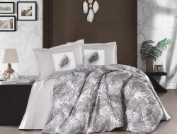 Постельное белье из ранфорса KARVEN N022 PUMA BROWN V-2 50х70 (1шт), 70х70 (1шт) 1,5-спальное