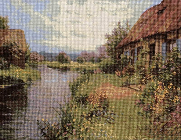 Набор для вышивания PANNA Золотая коллекция PS-1120 РЕЧНАЯ ПРОХЛАДА 36,5х29