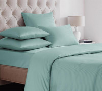 Пододеяльник из страйп-сатина SAILID ST-1-210х230 ментол 210х230