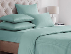 Пододеяльник из страйп-сатина SAILID ST-1-210х230 ментол 210х230
