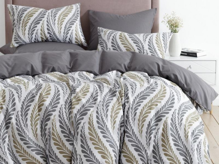 Постельное белье двухстороннее из твил-сатина SAILID BP-176-2 2-спальное