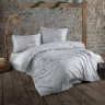 Постельное белье из ранфорса KARVEN N023/1 LATINA GREY V-1 50х70 (2шт) евро