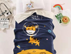 Плед детский фланелевый из микрофибры с шерпой TANGO LEONCELLO LEO-12 100х140