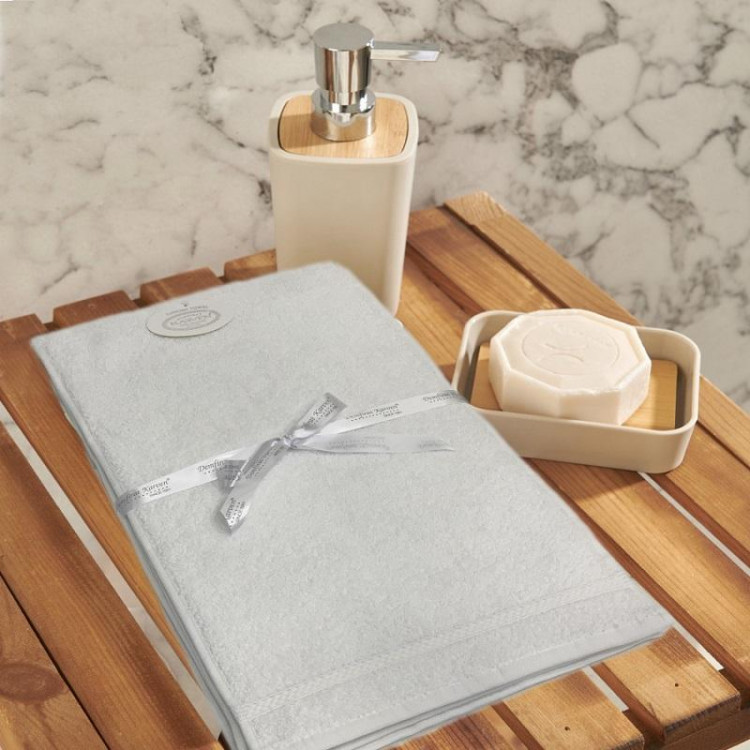 Набор кухонных полотенец махровых хлопковых KARVEN HM771 PETEK BORDUR DUZ beyaz 30х50 (6шт)