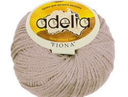Пряжа ADELIA FIONA №500 бежевая 50% шерсть, 50% акрил, 10 шт х 50 гр, 90 м +/- 3 м