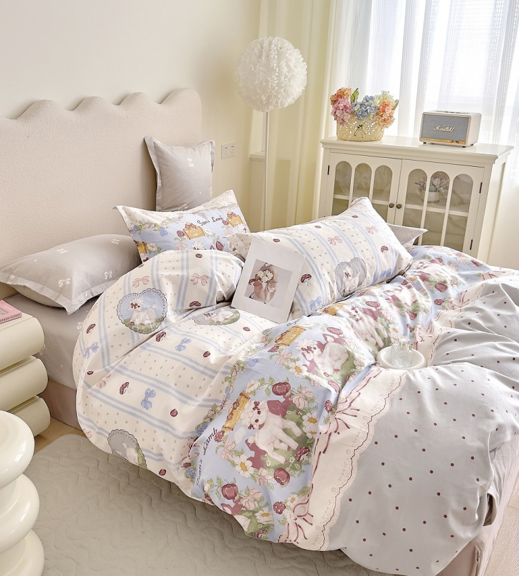 Постельное белье из твил-сатина TANGO dolly 50х70 (2шт) 1,5-спальное