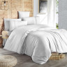 Постельное белье из DELUXE ранфорса KARVEN N030 GALA BEYAZ 50х70 (2шт), 70х70 (2шт) семейное
