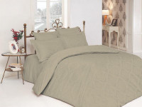 Постельное белье из хлопкового жаккарда KARVEN N301 OTTOMAN STONE 50х70 (2шт), 70х70 (2шт) евро