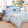 Постельное белье из поплина SAREV FANCY N193 VERONA V1-MAVI 50х70 (1шт) 1,5-спальное
