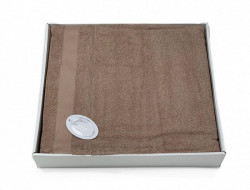 Плед из хлопка махровый KARVEN P956 ADA V6 капучино 160х220