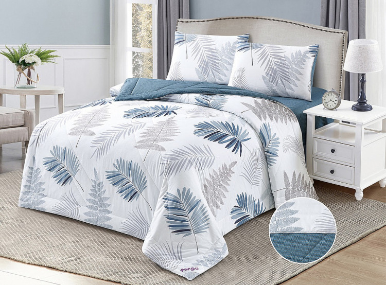 Постельное белье из твил-сатина с одеялом TANGO PRIMAVERA вайле 50х70 (2шт) евро