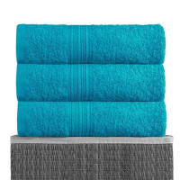 Полотенце махровое BAYRAMALY морская волна 50х90