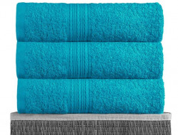 Полотенце махровое BAYRAMALY морская волна 50х90