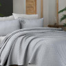 Покрывало тонкое из хлопка SAREV Y862 BELIS V2 GRI 170х230 с наволочкой 50х70