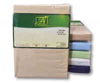 Комплект сатиновых наволочек АЛЬВИТЕК кофейная пена 70х70 (2шт)