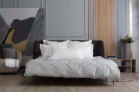 Комплект наволочек из египетского хлопка GERMAN GRASS с широкой отделкой Alpine Ash Grey Allure Grass 70х70 (2шт)