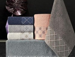 Набор кухонных полотенец махровых хлопковых KARVEN HM689 MILA V24 30х50 (6шт)