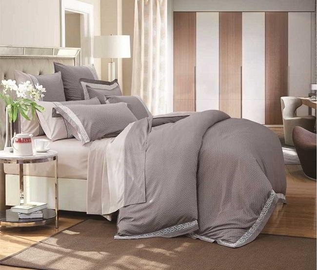 Постельное белье из египетского хлопка ASABELLA 611-4S 50х70 (2шт) 1,5-спальное