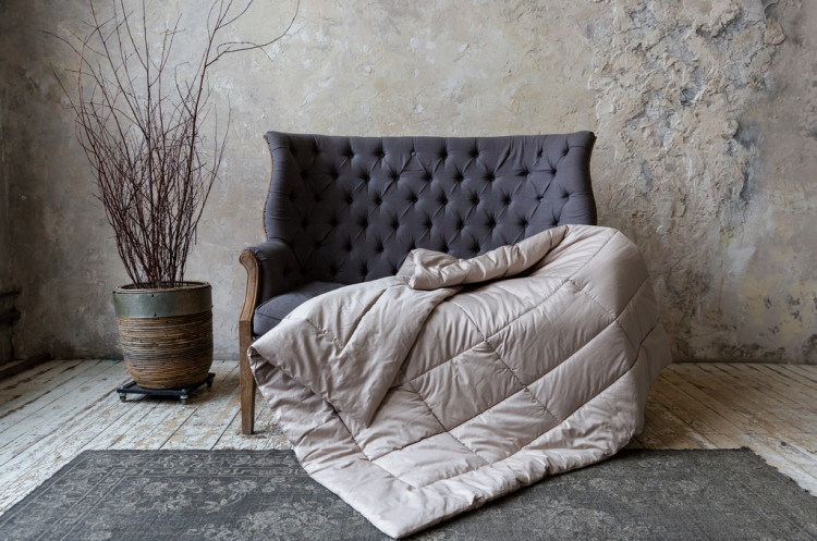 Одеяло стеганое GERMAN GRASS ALMOND WOOL GRASS 200х220 всесезонное