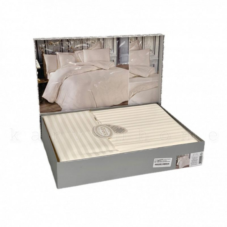 Постельное белье из бамбука KARVEN N065 BELLA кремовый 50х70 (4шт) евро