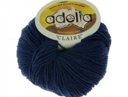 Пряжа ADELIA CLAIRE №310 джинсовая 50% шерсть, 50% акрил, 10 шт х 50 гр, 138 м +/- 5 м
