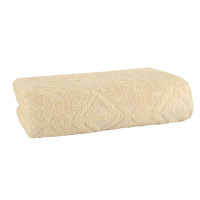 Полотенце махровое TAC JACQUARD BEIGE бежевое 70х140