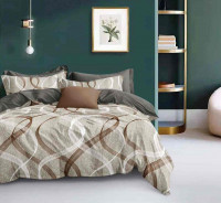 Постельное белье из сатина АЛЬВИТЕК волны 1,5-спальное