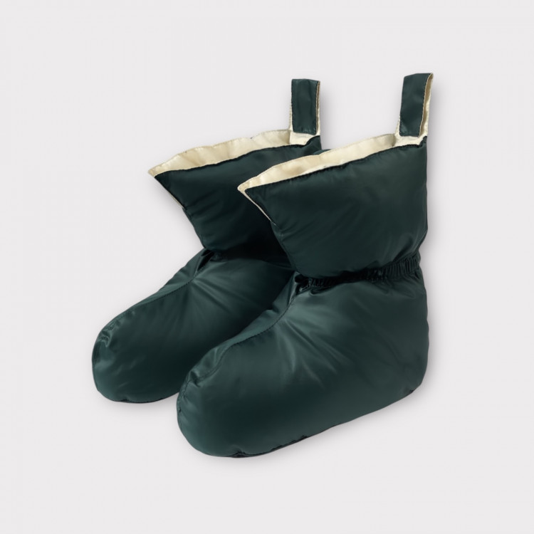 Сапожки-носочки пуховые GERMAN GRASS Comfort Socks Travel Grass Dark green