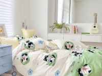 Постельное белье из твил-сатина TANGO мур-мяу 50х70 (2шт), 70х70 (2шт) евро