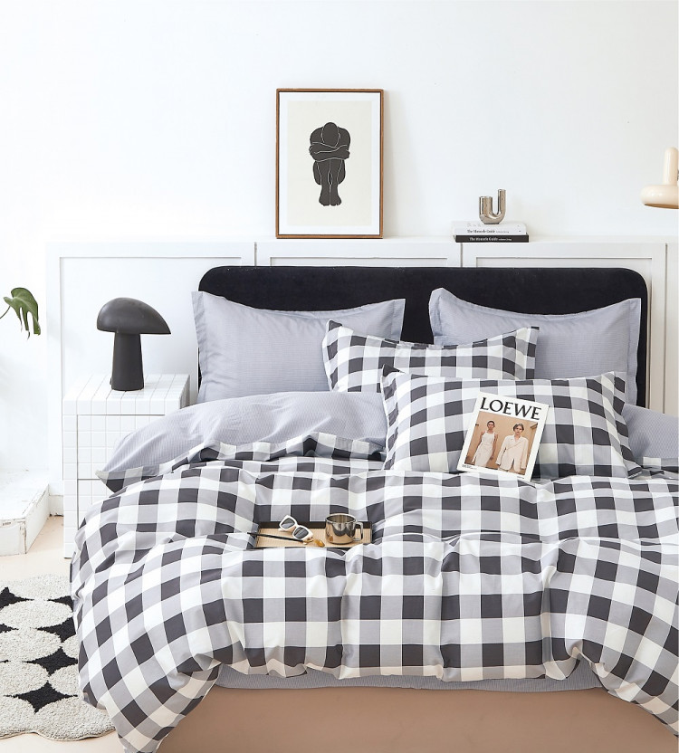 Постельное белье из твил-сатина TANGO ход конем 70х70 (2шт) 2-спальное