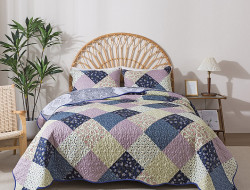 Покрывало с наволочками из полиэстера TANGO PATCHWORK PW444-99 230х250