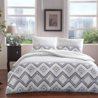 Постельное белье из ранфорса TAC RANFORCE PERRY синее 1,5-спальное