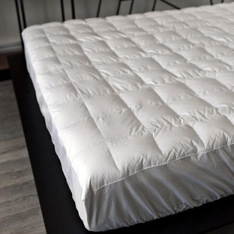 Наматрасник-чехол кассетный из белого гусиного пуха BELPOL ЭКОЛЬ 160х200х30