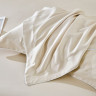 Постельное белье фланелевое из тенсела ASABELLA Взбитые сливки 50х70 (1шт) и 70х70 (1шт) 1,5-спальное