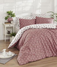 Постельное белье из ранфорса KARVEN N023 LIGHT ROSE 50х70 (2шт), 70х70 (2шт) евро