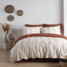 Постельное белье из хлопкового жаккарда KARVEN N301 AUTENTICO TERRACOTA 50х70 (2шт), 70х70 (2шт) евро