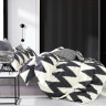 Постельное белье из сатина TANGO зигзаги 50х70 (2шт) 2-спальное