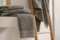 Комплект полотенец из микрокоттона GERMAN GRASS Grey Balance Grass 40х70 (1шт), 70х140 (1шт)