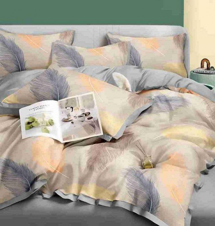 Постельное белье из сатина АЛЬВИТЕК перья 1,5-спальное